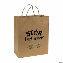 Deals 💯 10 1/2" x 5 1/4" x 13" Large Brown Kraft Paper Gift Bags - 12 Pc. ⌛ -Halloween Crafts for Kids Sales 10 1 2 x 5 1 4 x 13 large brown kraft paper gift bags 12 pc 48 632 ip