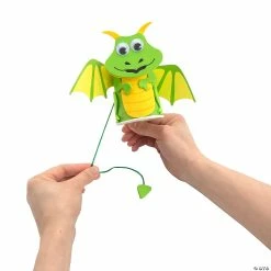 Brand new ✔️ 3D Dragon with Flapping Wings Craft Kit - Makes 12 ⌛ -Halloween Crafts for Kids Sales 3d dragon with flapping wings craft kit makes 1214113180 a03
