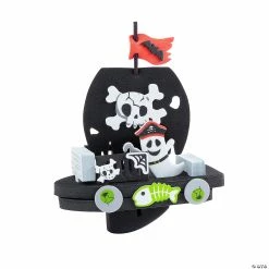 New 🎉 3D Floating Haunted Pirate Ship Craft Kit - Makes 12 ✔️