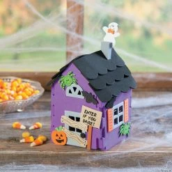 Top 10 🔔 3D Haunted House Craft Kit - Makes 12 🔥 -Halloween Crafts for Kids Sales 3d haunted house craft kit makes 1248 4471c a02