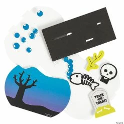 Buy 😍 3D Skeleton Fishbowl Craft Kit - Makes 12 👍 -Halloween Crafts for Kids Sales 3d skeleton fishbowl craft kit makes 1213950281 a01