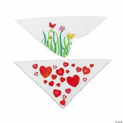 Discount ✨ Bulk DIY White Bandanas - 48 Pc. ⌛