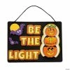 Best Sale ❤️ Christian Pumpkin Be the Light Sign Craft Kit - Makes 12 🎁
