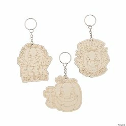 Brand new 🔔 Color Your Own Christian Pumpkin Keychains - 12 Pc. ✔️