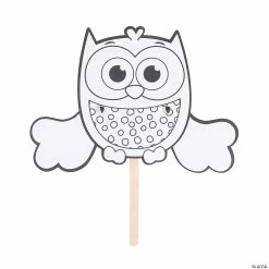 Hot Sale ๐ Color Your Own Flapping Owl Craft Kit - Makes 12 ๐