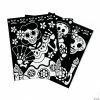 Coupon 🥰 Color Your Own Fuzzy Day of the Dead Posters - 24 Pc. ✨ -Halloween Crafts for Kids Sales color your own fuzzy day of the dead posters 24 pc 13778446