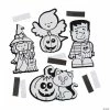 Budget ⭐ Color Your Own Fuzzy 👍 Halloween Magnets - 50 Pc. 😉 -Halloween Crafts for Kids Sales color your own fuzzy halloween magnets 50 pc 13747568