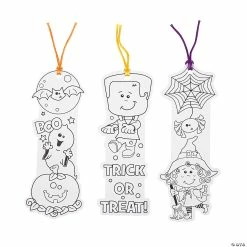 Top 10 🤩 Color Your Own 👏 Halloween Friends Bookmarks - 50 Pc. ✔️