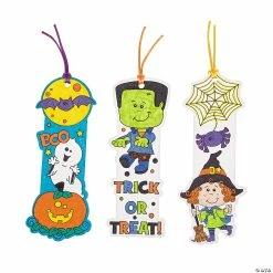Top 10 🤩 Color Your Own 👏 Halloween Friends Bookmarks - 50 Pc. ✔️ -Halloween Crafts for Kids Sales color your own halloween friends bookmarks 50 pc 48 7016 a02