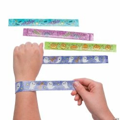 Best reviews of 🎁 Color Your Own ⭐ Halloween Slap Bracelets - 48 Pc. ✔️ -Halloween Crafts for Kids Sales color your own halloween slap bracelets 48 pc 13811725 a02