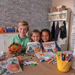 Deals ⭐ Color Your Own Medium Halloween Gift Bags - 12 Pc. 😍 -Halloween Crafts for Kids Sales color your own medium halloween gift bags 12 pc 48 9883 a03