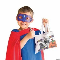 New ⭐ Color Your Own Medium Trick-or-Treat Tote Bags - 50 Pc. ✔️ -Halloween Crafts for Kids Sales color your own medium trick or treat tote bags 50 pc 48 7014 a02