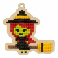 Deals ✨ Crafting Spark - Little Witch CSw336 Diamond Painting on Plywood Kit 😍