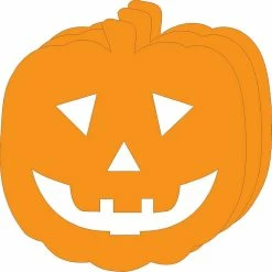 Best deal 🌟 Creative Shapes Etc. - Small Single Color Creative Foam Craft Cut-outs - Jack O Lantern ❤️