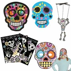 Coupon 🎁 Day of the Dead Craft Kit Assortment - Makes 72 ❤️