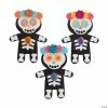 Discount ⌛ Day of the Dead Magnet Craft Kit - Makes 12 🌟 -Halloween Crafts for Kids Sales day of the dead magnet craft kit makes 1213982718
