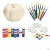 Cheapest 🥰 DIY Ceramic Halloween Pumpkin Kit - 42 Pc. 😀