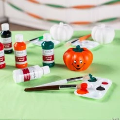 Cheapest 🥰 DIY Ceramic Halloween Pumpkin Kit - 42 Pc. 😀 -Halloween Crafts for Kids Sales diy ceramic halloween pumpkin kit 42 pc 13968708 a02