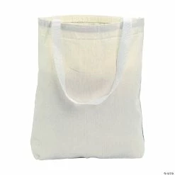 Outlet 🔥 DIY Large Canvas Tote Bags - 12 Pc. ✔️