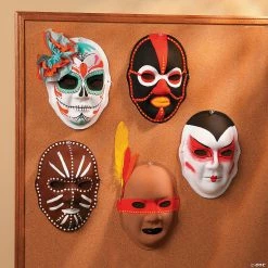 Outlet 🥰 DIY Masks - 6 Pc. 🛒 -Halloween Crafts for Kids Sales diy masks 6 pc 57 6999a a02