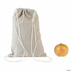Coupon 🤩 DIY Medium Canvas Drawstring Bags - 12 Pc. 🔥