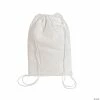 Outlet ⭐ DIY Medium White Canvas Drawstring Bags - 48 Pc. ❤️ -Halloween Crafts for Kids Sales diy medium white canvas drawstring bags 48 pc 48 9053
