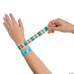 Brand new ⌛ DIY Slap Bracelets - 48 Pc. ✨ -Halloween Crafts for Kids Sales diy slap bracelets 48 pc 48 8262 a02