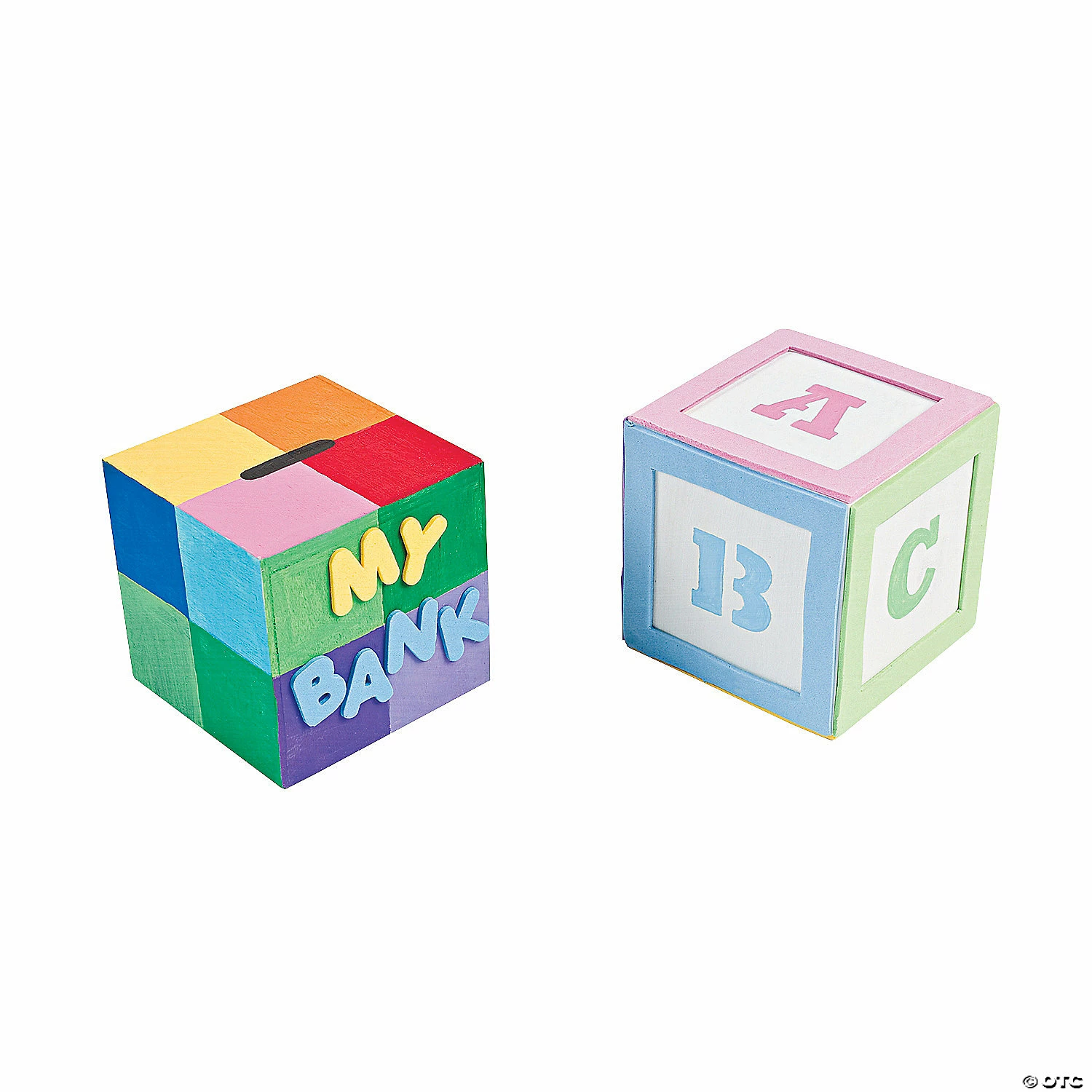 Discount ✔️ DIY Unfinished Wood Block Bank - 12 Pc. ⭐ 4 Discount ✔️ DIY Unfinished Wood Block Bank - 12 Pc. ⭐ - Image 2