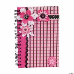 New 🤩 DIY White Canvas Spiral Notebooks - 12 Pc. 🎉 -Halloween Crafts for Kids Sales diy white canvas spiral notebooks 12 pc 56 9084g a04