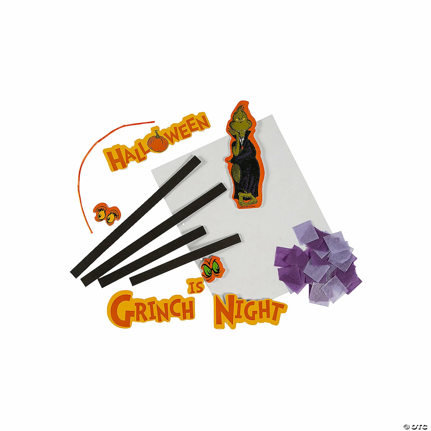 Coupon ✔️ Dr. Seuss™ The Grinch Halloween Tissue Paper Sign Craft Kit - Makes 12 👍 4 Coupon ✔️ Dr. Seuss™ The Grinch Halloween Tissue Paper Sign Craft Kit - Makes 12 👍 - Image 2