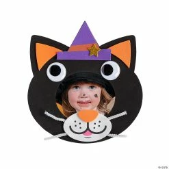 Best deal β€οΈ Googly Eyes Halloween Cat Picture Frame Magnet Craft Kit - Makes 12 π