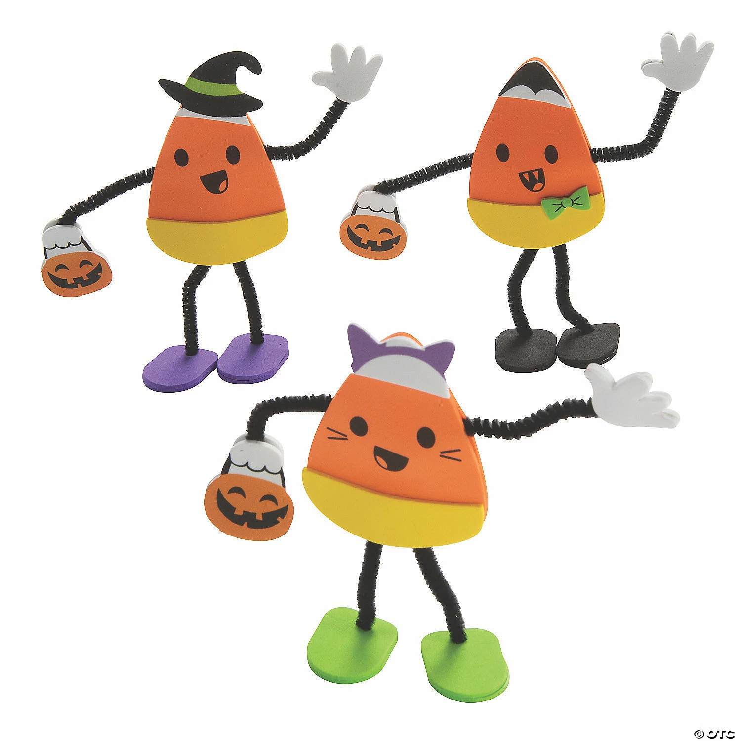 Discount π Halloween Candy Corn Characters in Costume Craft Kit - Makes 12 β¨ 3 Discount π Halloween Candy Corn Characters in Costume Craft Kit - Makes 12 β¨
