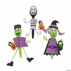 Cheapest π Halloween Character Spoon Craft Kit - Makes 12 π
