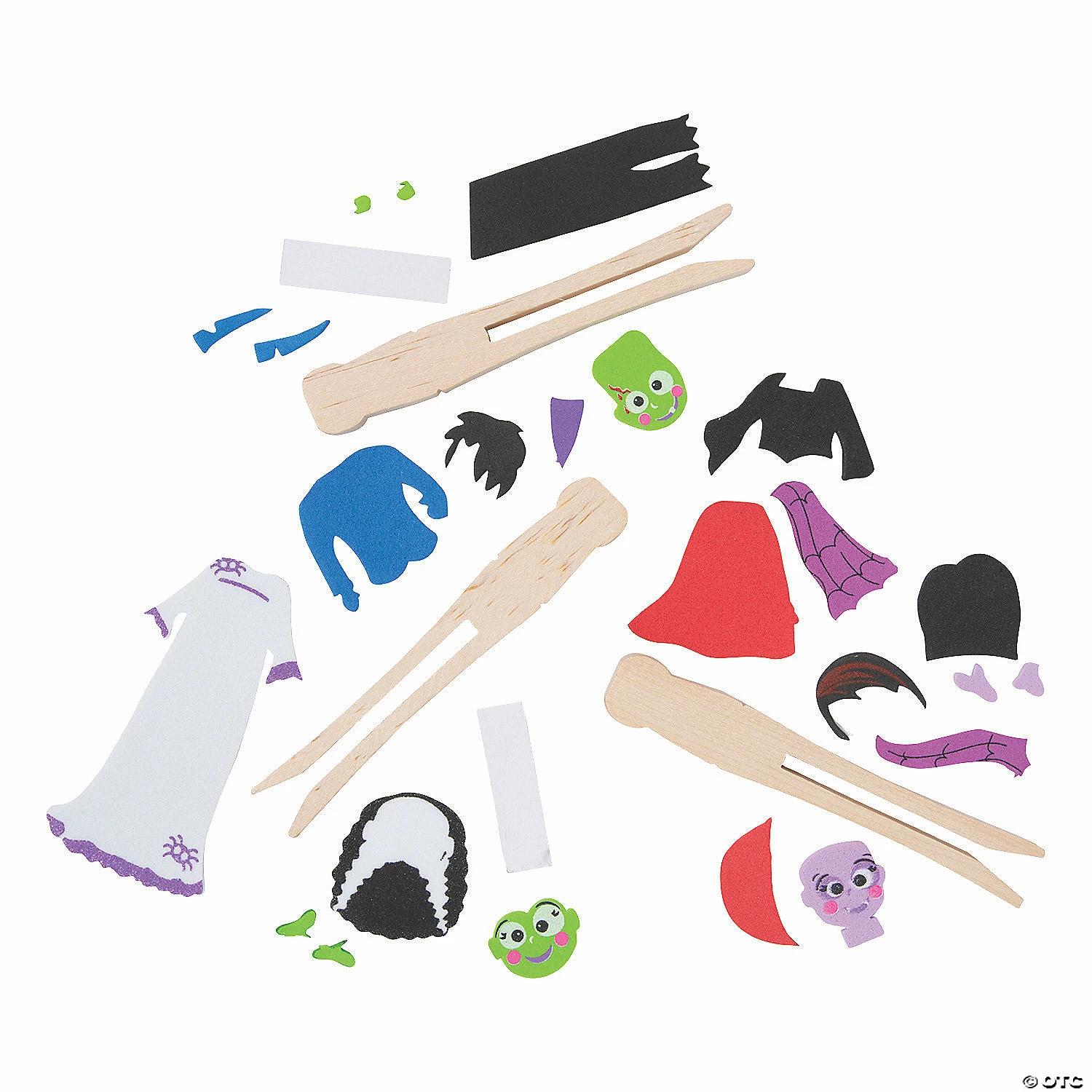 Best Sale π― Halloween Clothespin Character Craft Kit - Makes 12 π 4 Best Sale π― Halloween Clothespin Character Craft Kit - Makes 12 π - Image 2