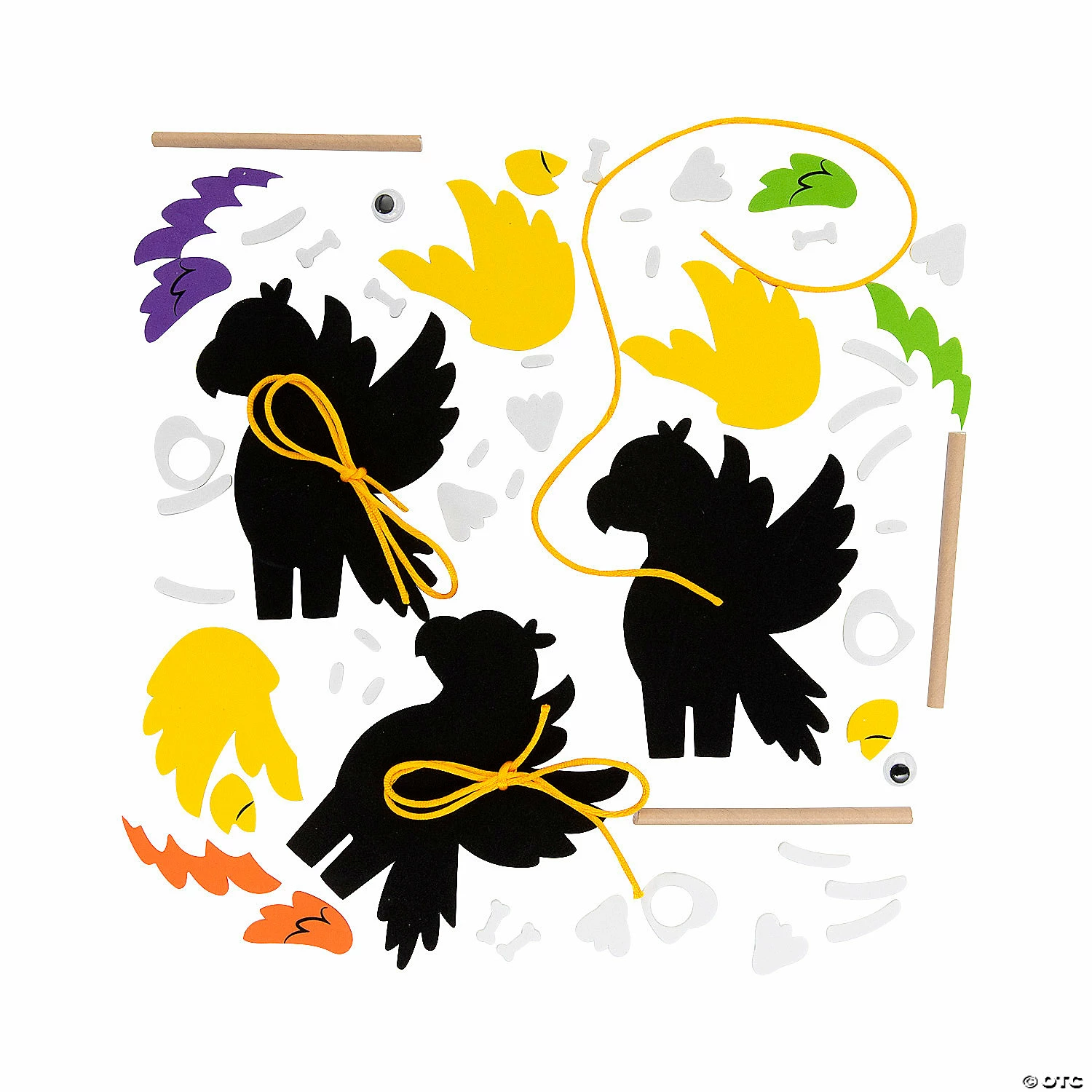 Buy ๐ Hanging Skeleton Parrot Craft Kit โ Makes 12 โจ 4 Buy ๐ Hanging Skeleton Parrot Craft Kit โ Makes 12 โจ - Image 2