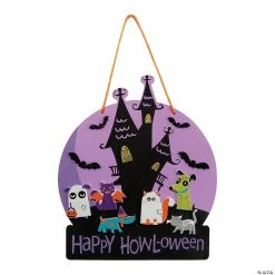 Cheap ✔️ Haunted House Animal Sign Craft Kit - Makes 12 👍
