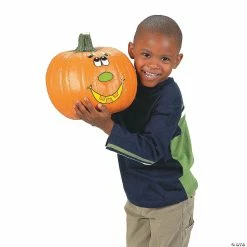 Best Sale 😍 Jack-O’-Lantern Face Stickers - 12 Pc. 🛒 -Halloween Crafts for Kids Sales jack o lantern face stickers 12 pc 57 6124l a02