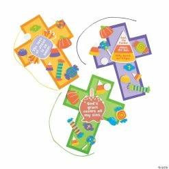 Deals 🔔 Jesus‘ Love is So Sweet Cross Sign Craft Kit- Makes 12 🌟 -Halloween Crafts for Kids Sales jesus love is so sweet cross sign craft kit makes 1213706988 a01