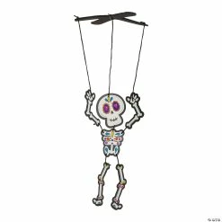 Wholesale 🥰 Jumbo Day of the Dead Skeleton Puppet Craft Kit - Makes 6 🔥
