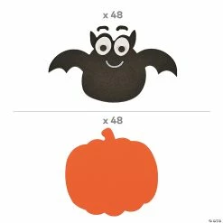 Cheapest 🎁 Jumbo Pumpkin Craft Kit - Makes 48 🧨 -Halloween Crafts for Kids Sales jumbo pumpkin craft kit makes 4813956393 a01