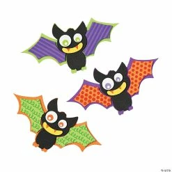Best Pirce ✔️ Patterned Bat Magnet Craft Kit - Makes 12 ❤️