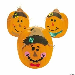 New 👏 Scarecrow Pumpkin Decorating Craft Kit - Makes 12 ✔️ -Halloween Crafts for Kids Sales scarecrow pumpkin decorating craft kit makes 1248 5403 bv