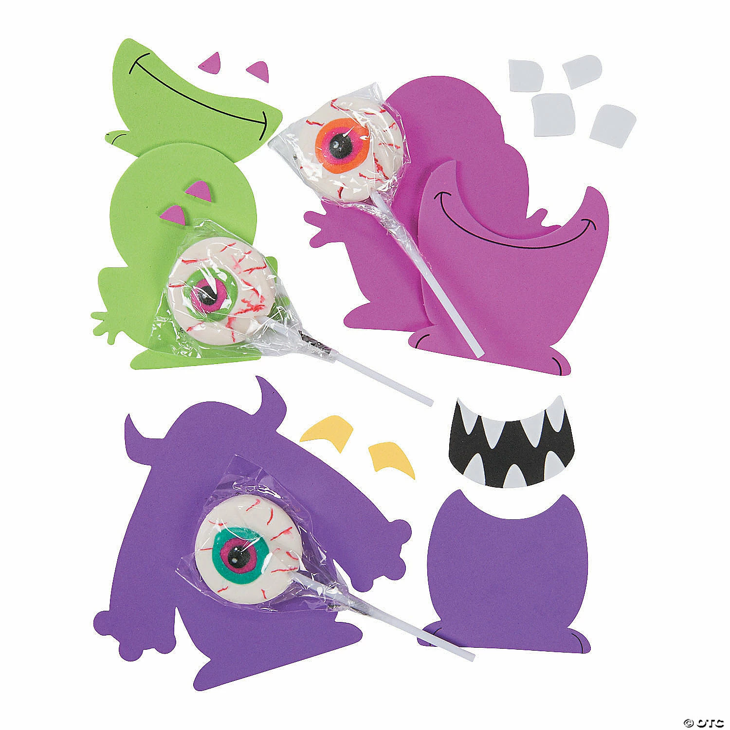 Budget π₯ Silly Monster Lollipop Craft Kit - Makes 12 π₯° 4 Budget π₯ Silly Monster Lollipop Craft Kit - Makes 12 π₯° - Image 2