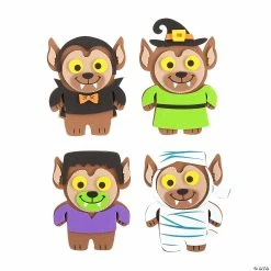 Coupon 🌟 Silly Werewolf Magnet Craft Kit - Makes 12 🎁