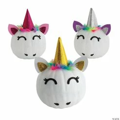 Coupon ❤️ Unicorn Pumpkin Decorating Craft Kit - Makes 6 ⭐