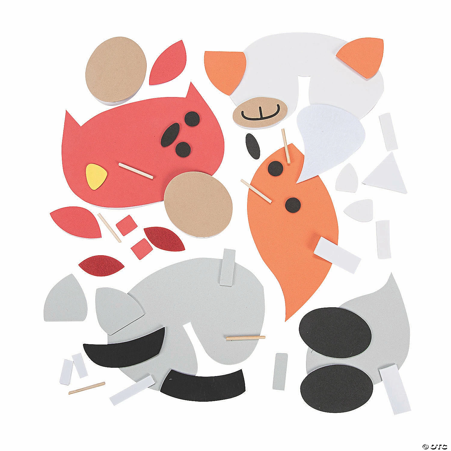 Cheap ✔️ Woodland Animal Pumpkin Decorating Craft Kit - Makes 6 ⭐ 4 Cheap ✔️ Woodland Animal Pumpkin Decorating Craft Kit - Makes 6 ⭐ - Image 2